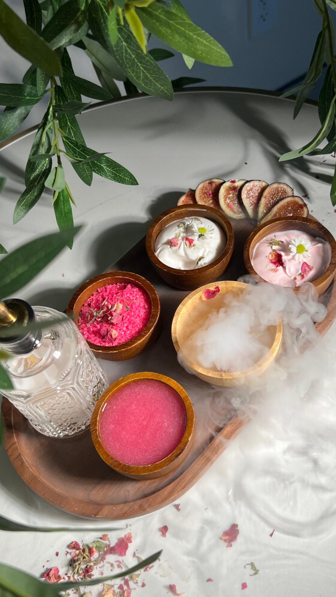 Blume Nail Bar - Luxury Nail Salon — fig and rose pedicure ritual with steaming botanical soaks and crystal oil