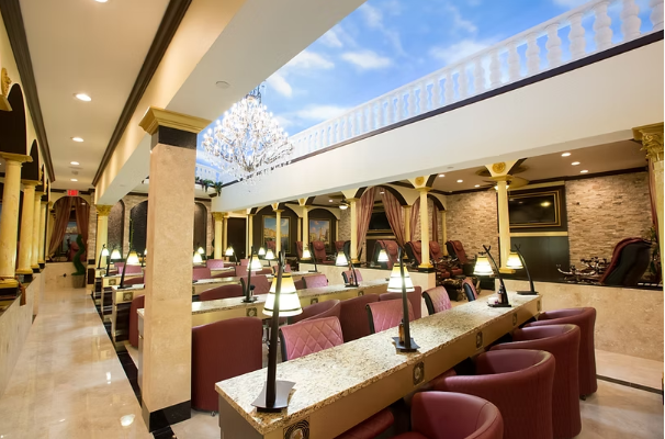 Blume Nail Bar interior at Crocker Park Center in Westlake, Ohio